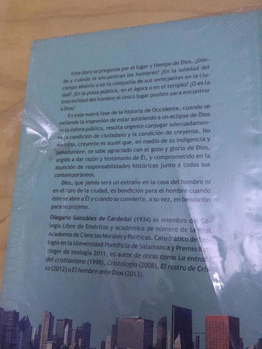 Dios En La Ciudad, Olegario González De Cardedal