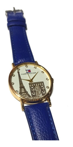 Reloj Pulsera De Mujer Paris Tommy Azul A Reparar O Repuesto