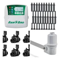 Comprar Combo Riego Rain Bird Programador 6 Válvulas Toberas Sensor