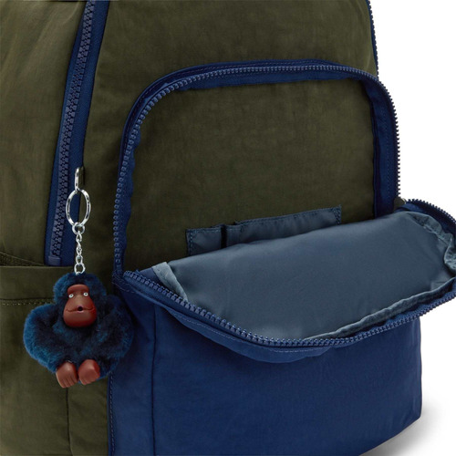 Imagem 4 de 6 de Mochila Reforçada Escolar Kipling Seoul Seaweed Gr Bl