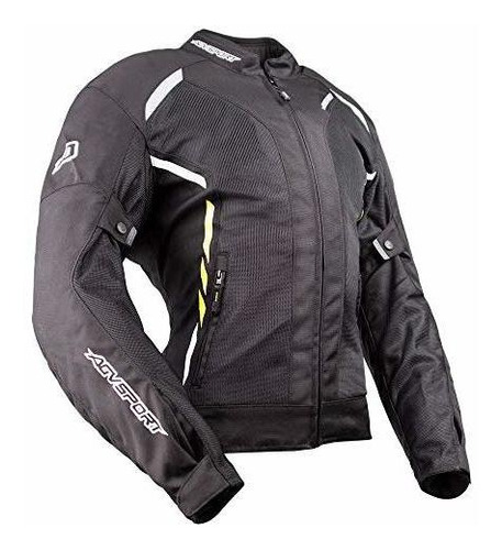 Motociclismo, Agvsport Clx Cordura Chaqueta Para Hombre Moto