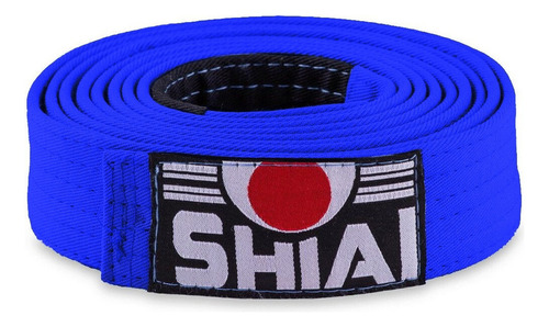 Cinturon Faixa De Jiu Jitsu Shiai Bjj Blanco Celeste Negro