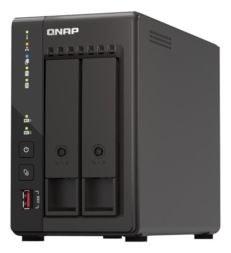 Servidor Nas Qnap Intel Celeron 4core J6412 2 Bahías 8gb Ram