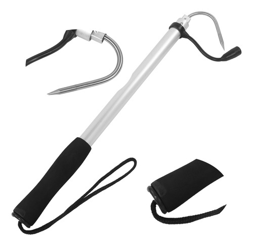 Gancho Telescópico De Acero Inoxidable Con Forma De Pez, Dis