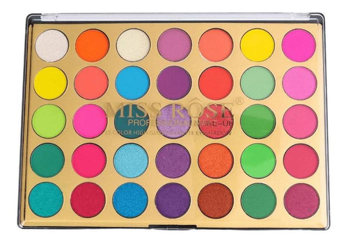 Paleta De Sombras 35 Cores Miss Rôse