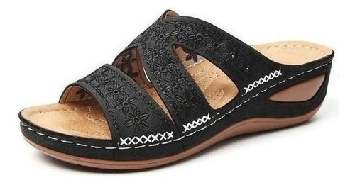 Sandalias De Verano De Cuña Prémium Ortopédicas Abiertas San