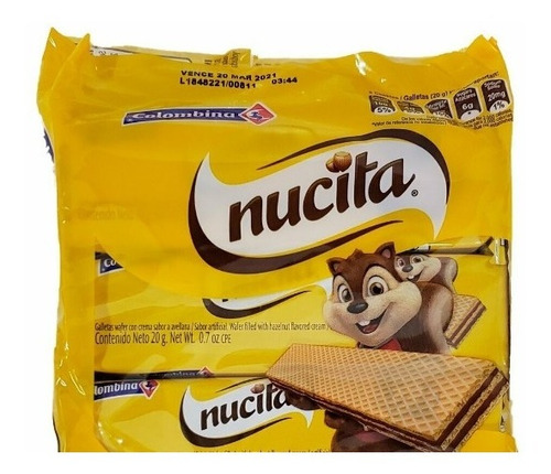 Galletas Nucita X8 Paq