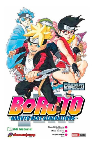 Boruto Vol. 3, De Masashi Kishimoto. Serie Boruto, Vol. 3. Editorial Panini Manga, Tapa Blanda En Español