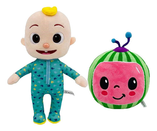 2 Piezas Cocomelon Lindos Muñecos De Peluche Tom Y Yoyo