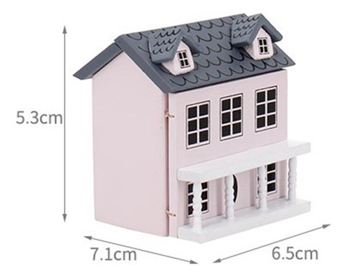 1:12 Casa De Muñecas Miniatura Adornos De Muebles Rosado