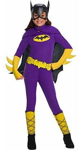 Mono De Disfraces Batgirl Deluxe De Dc Super Hero Girl, Pequ