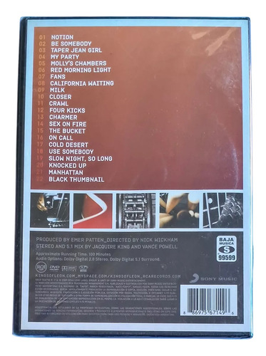Kings Of Leon - Live At The 02 - London Nuevo Abierto Estándar