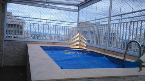 Imagem 27 de 30 de Cobertura Duplex, Vila Augusta, Condomínio Parque Clube, 4 Dormitórios, 3 Vagas. - Co0015