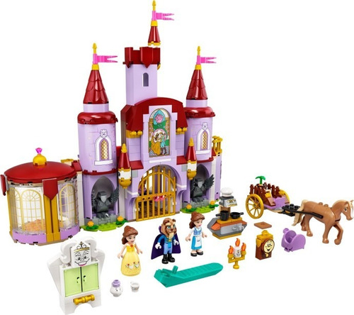 Juego Construcción Bloques Lego Castillo Bella Y Bestia 6+ Cantidad De Piezas 505