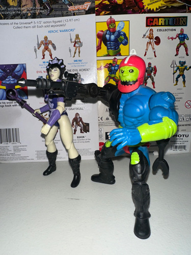 Lote Masters Of The Universe Origins Trap Jaw Y Evil-lyn (Usado)