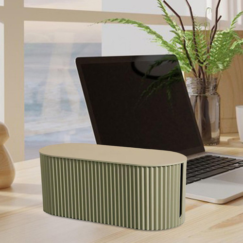 Caja De Gestión De Cables, Caja Organizadora De Verde Gris
