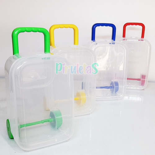 Valijita Carrito Souvenirs Masa + Molde + Herramientas X10u