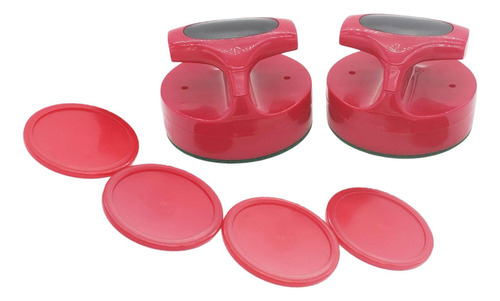 Conjunto De Air Hockey: Empurradores E Discos Para Jogos No