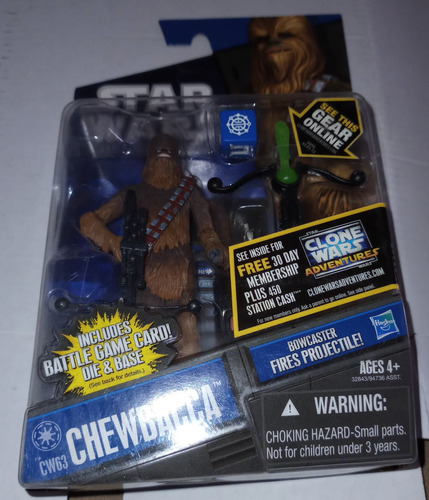 Star Wars The Clone Wars Chewbacca Cw 63 Hasbro