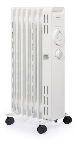 Radiador De Aceite James Ra1500 G2 Blanco 7 Elementos