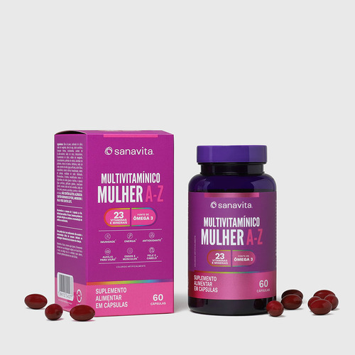 Multivitamínico A-z Ômega 3 Dha/epa Sanavita