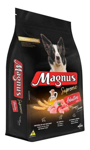 Ração Magnus Cães Supreme Adultos Frango/ Cereais 15kg