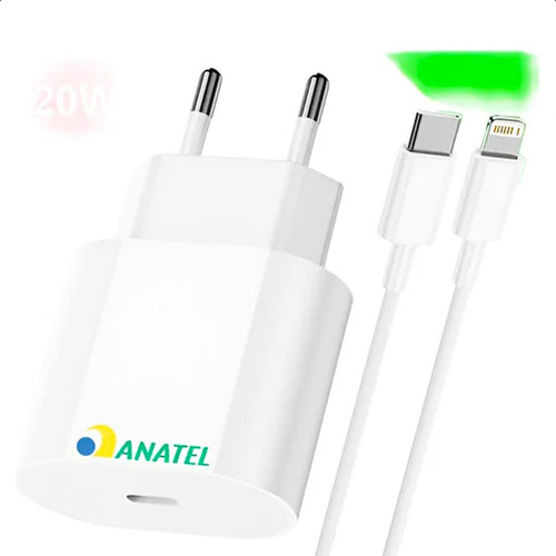 Carregador Fonte Apple iPad iPhone Turbo Original Usb-c 20w