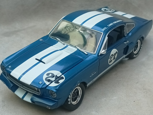 Edelbrock's 1966 Mustang Shelby Gt350 1:18 Exact Detail 