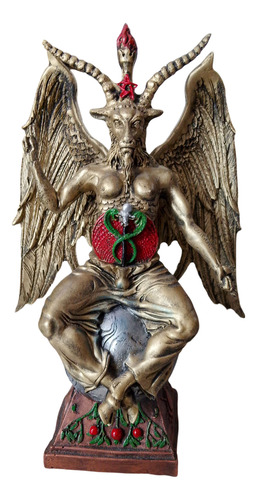 Santería Baphomet Figura Demonio 35 Cm Escultura