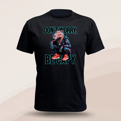 Playera Capibara 15 Cool Capy Dont Worry Be Capi Infantil