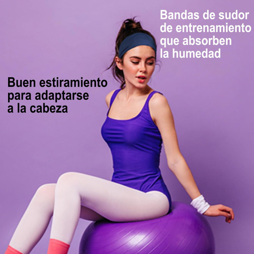Diademas Deportivas 5 Piezas, Diademas Ejercicio Para Mujer
