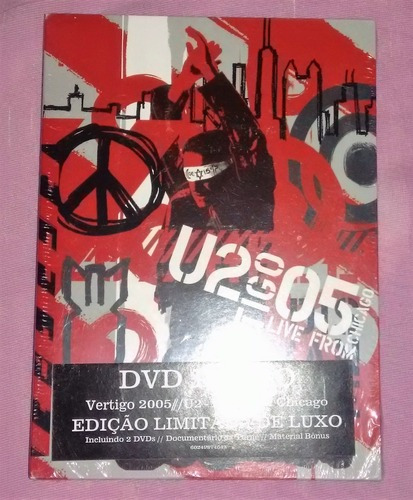 U2: Vertigo: Live From Chicago [dvd Duplo] Original Lacrado