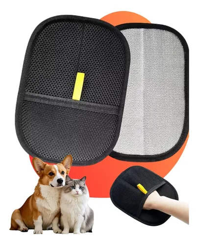 Escova Tira Pelos Luva Pet Remove Pelo Cachorro Gato Sofá Roupa C...
