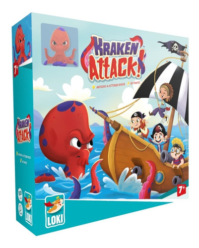 Kraken Attack -juego De Mesa - Español Multilenguaje