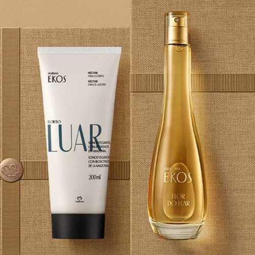 Kit Natura Flor Do Luar Colônia Desodorante 100 Ml E Hidratante 200 Ml