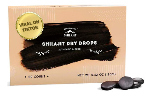 Gotas Secas Puras De Shilajit Do Himalaia, Shilajit Natural
