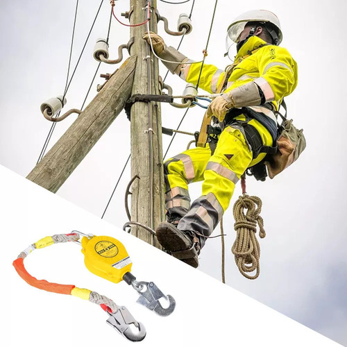 Nuevo Anticaídas Cordón De Seguridad Retráctil Cuerda