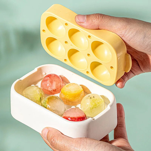 Molde De Helado De 6 Cavidades Para Golosinas Congeladas Cas