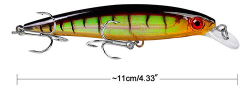 Isca Biônica Com Anzóis, Isca De Pesca De 11cm Para Pesca
