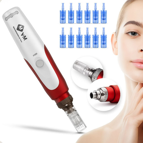Dermapen Caneta Mym Microagulhamento 0.25 A 2.0 + 10 Agulhas