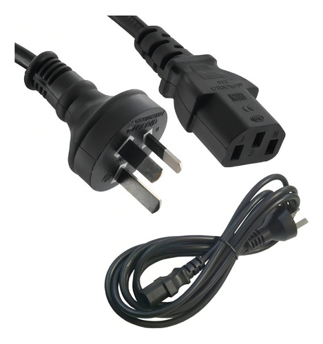 Seisa XC-P1801 Cable Fuente Reforzado 180cm Pc Cargador Impresora 10a