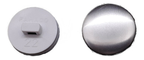 Hormilla Forrado Botones Base Plastica 32mm X 144u
