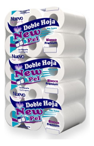 Higienico New Pel Doble Hoja Pack De 30 Rollos 