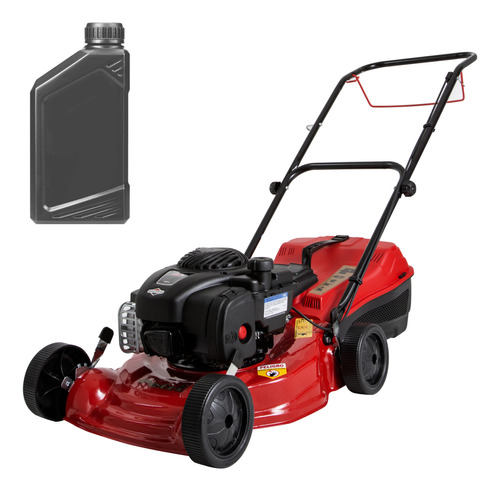 Cortadora Césped Pasto Nafta Petri Americano 4.5hp Motor Briggs Stratton Corte 42cm Chasis Acero Apto Grama Bahiana 