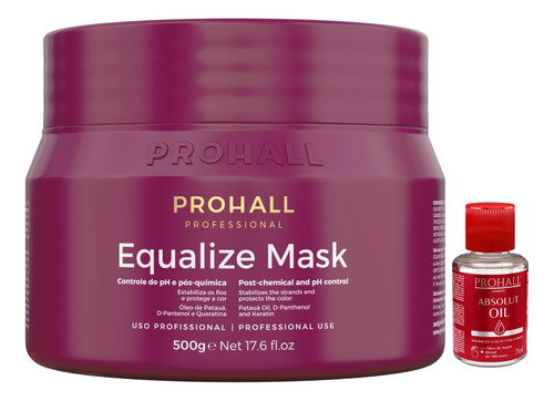 Prohall Equalize Mask 500g + Absolut Oil 7ml Brinde