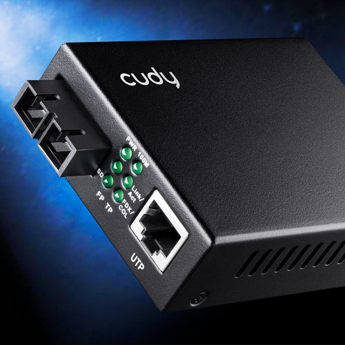Convertidor Cudy Mc100sa-20 Ethernet/sfp Multimod Fullduplex