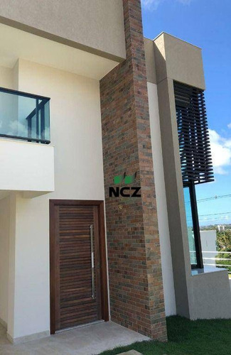 Imagem 12 de 26 de Casa Com 4 Dormitórios À Venda, 276 M² Por R$ 1.400.000,00 - Alphaville Litoral Norte 2 - Camaçari/ba - Ca3493