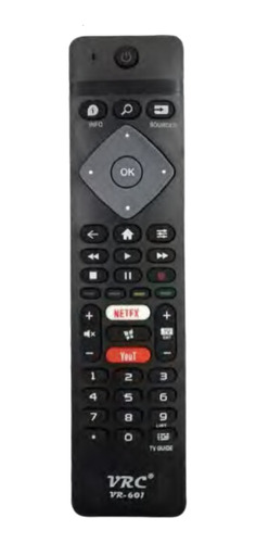 Control Remoto Tv Philips Smart Tv Vr-601