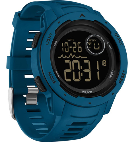 Reloj Deportivo Digital Para Hombre, Color Rojo