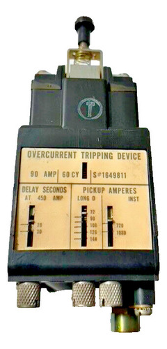 Westinghouse 1649811 Overcurrent Tripping Device 90 Tth